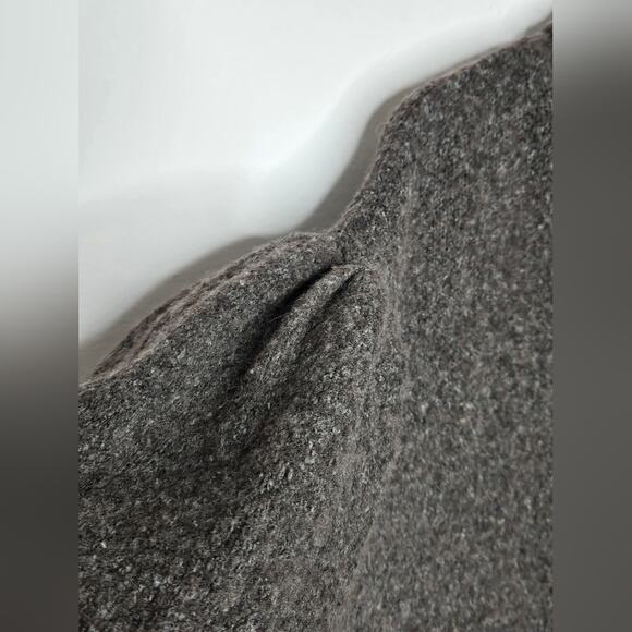 BCBG MaxAzria Cardigan Brown Wool Blend Puff Sleeves Button Medium - Picture 7 of 10